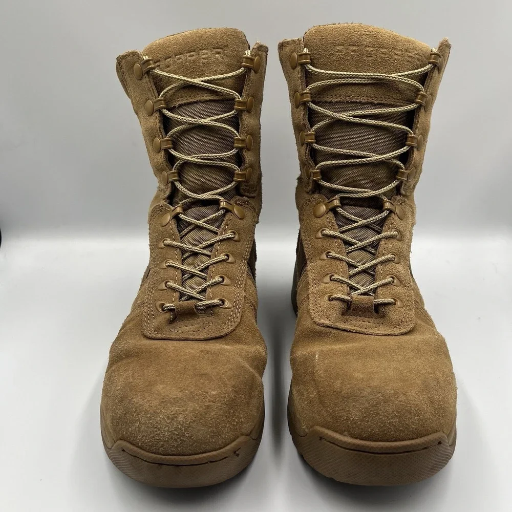 Propper Series 100 F4508 Men Tan Lace Up Military Boots AR670-1 Compliant 8.5M